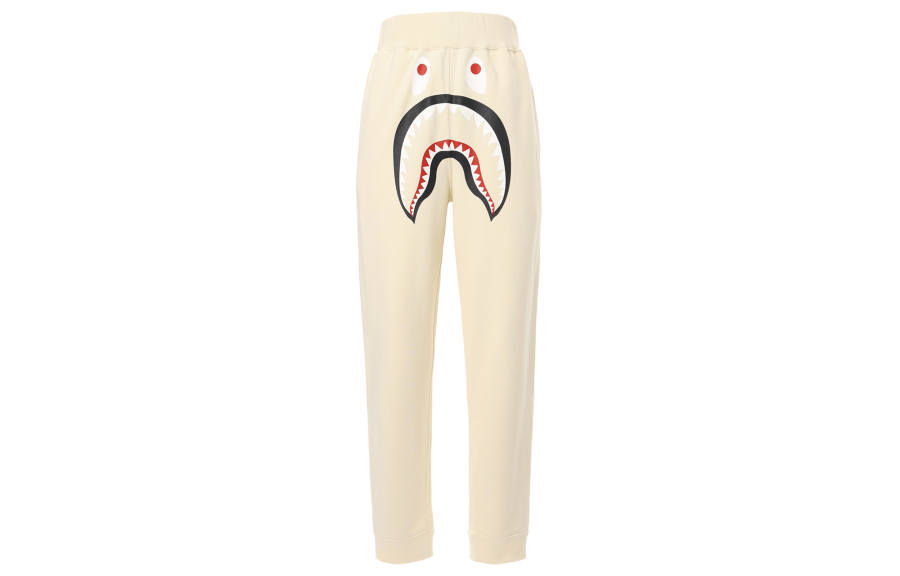A BATHING APE Bape Knitted Sweatpants Men's Moderate Straight Fit Pants