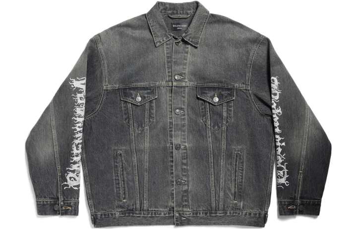 Balenciaga Balenciaga SS24 Jackets & Coats Loose Fit Unisex Washed Gray