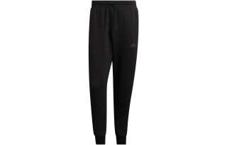 Adidas Knitted Sweatpants Men's Black Moderate Cuffed Pants
