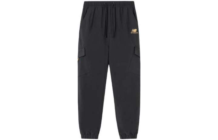 New Balance New Balance Knitted Sweatpants Men's Black Moderate Cuffed Pants
