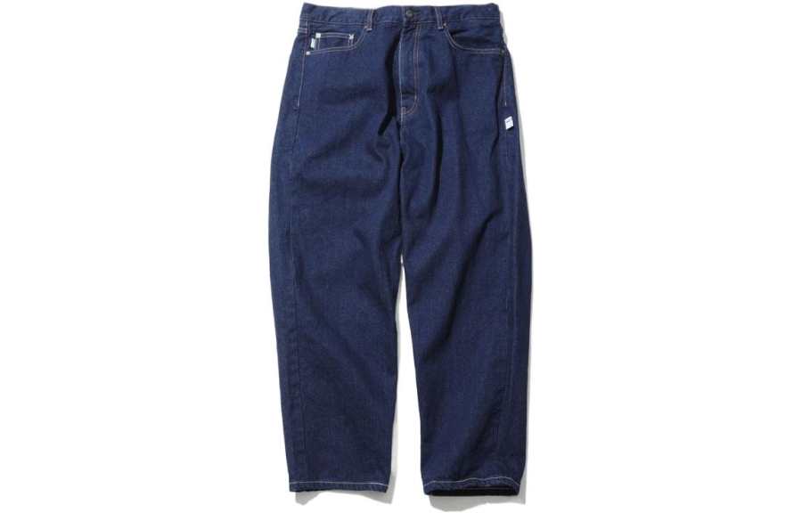 NAUTICA JAPAN Jeans Men's Dark Blue Moderate Wide Leg Pants