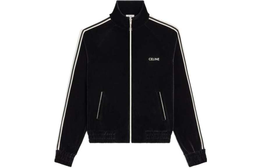 CELINE CELINE Velvet Jersey Tracksuit Jacket