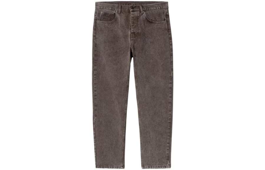 Carhartt WIP Jeans Men's Light Gray Moderate Straight Fit Pants
