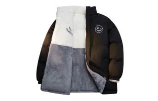 CSKS Puffer Jackets Unisex Stand Collar Thickened