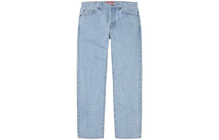 Supreme Supreme Autumn Winter 2022 Collection Jeans Unisex Blue Moderate Straight Fit Pants