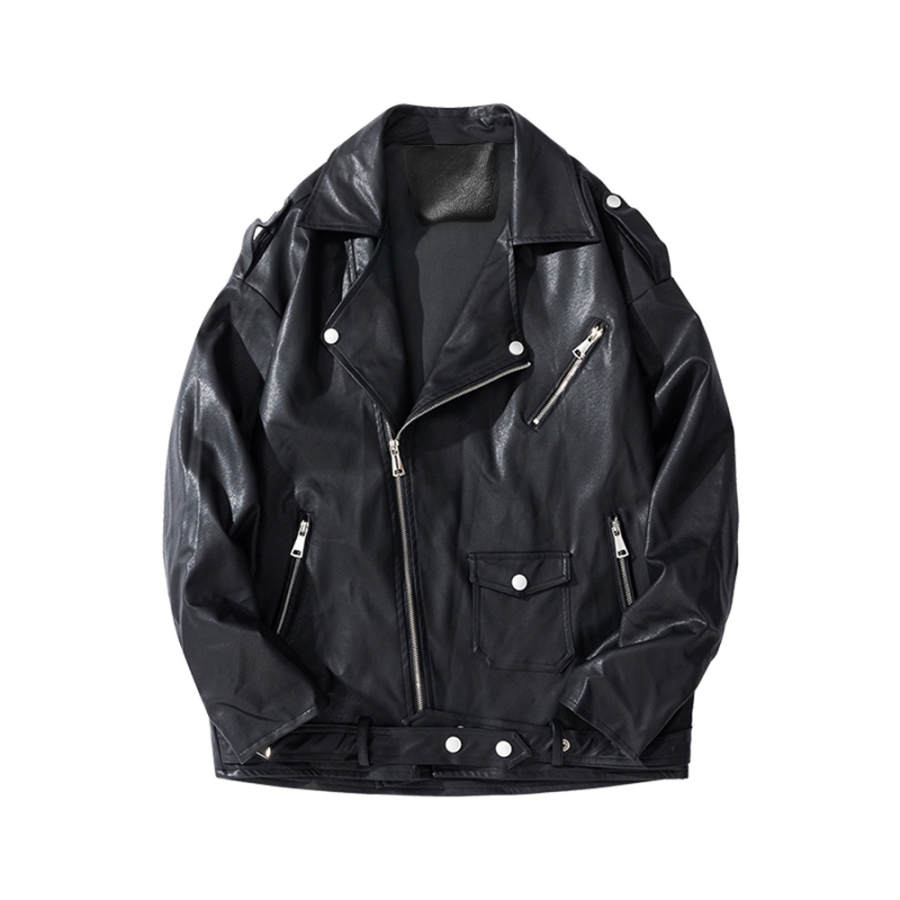 IL SARTO Leather Jacket Unisex Black
