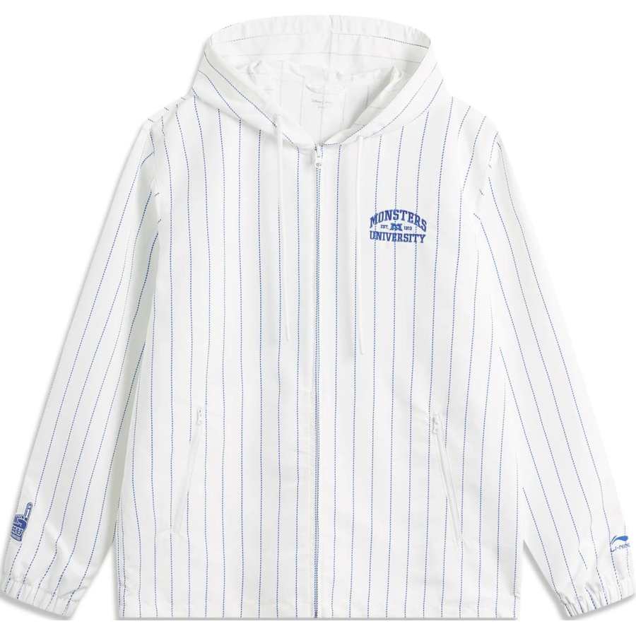 Li-Ning Li Ning Sports Life Collection Jackets & Coats Men's Ivory/Colorful Blue