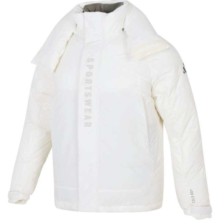 Adidas Adidas Down Jackets Men's White Hooded Moderate