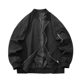 TITH Jackets Unisex Baseball Collar Moderate