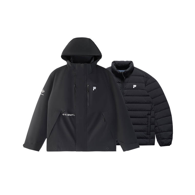 FILA FUSION URBAN TECH Down Jacket Men's Jet Black