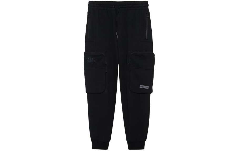 Li-Ning Li Ning Knitted Sweatpants Men's Black