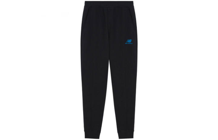 New Balance New Balance Knitted Sweatpants Men's Black Moderate Cuffed Pants