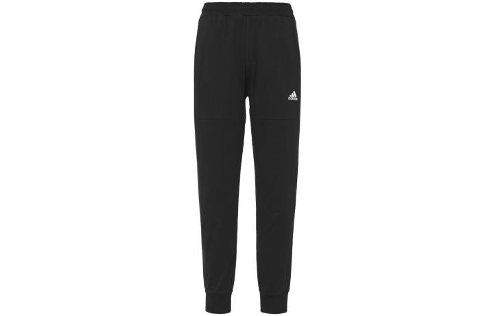 Adidas Adidas Knitted Sweatpants Men's Black Moderate Cuffed Pants