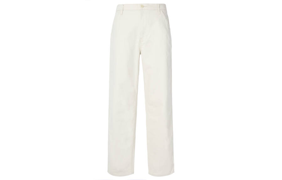 UNIQLO Jeans Unisex Ivory Moderate Cargo Pants