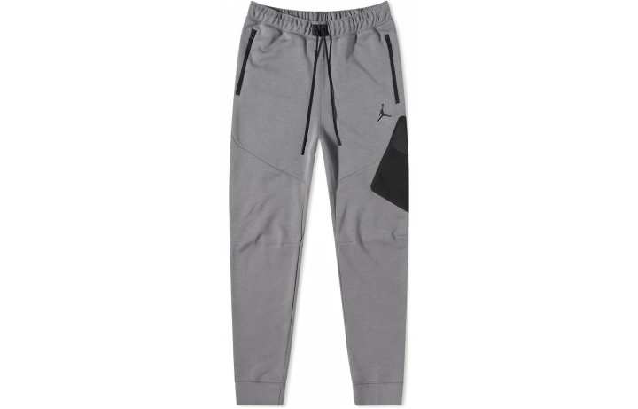 Jordan Jordan Knitted Sweatpants Men's Gray Moderate Straight Fit Pants