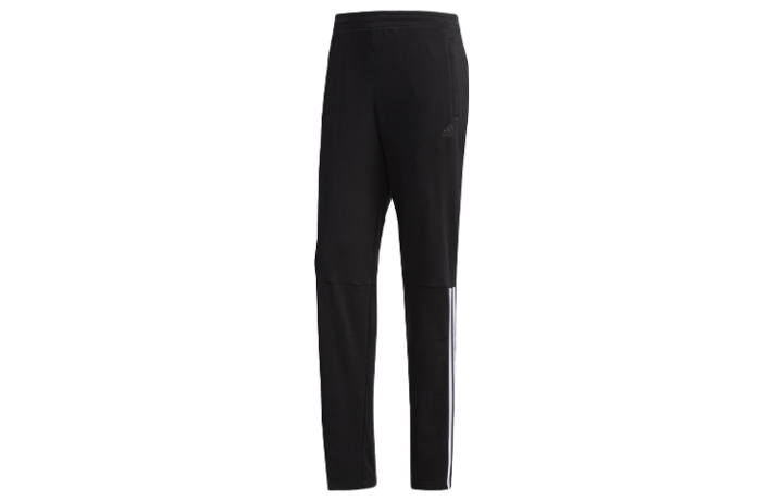Adidas Adidas Knitted Sweatpants Men's Black Moderate Straight Fit Pants