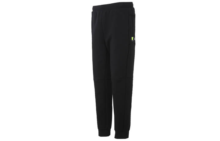 Adidas Adidas Knitted Sweatpants Men's Black Moderate Cuffed Pants