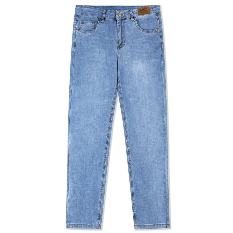 Antioffice Jeans Men's Thin Straight Fit Pants