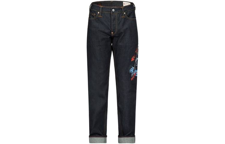 EVISU EVISU Jeans Men's Denim Blue Moderate Slim Fit Pants