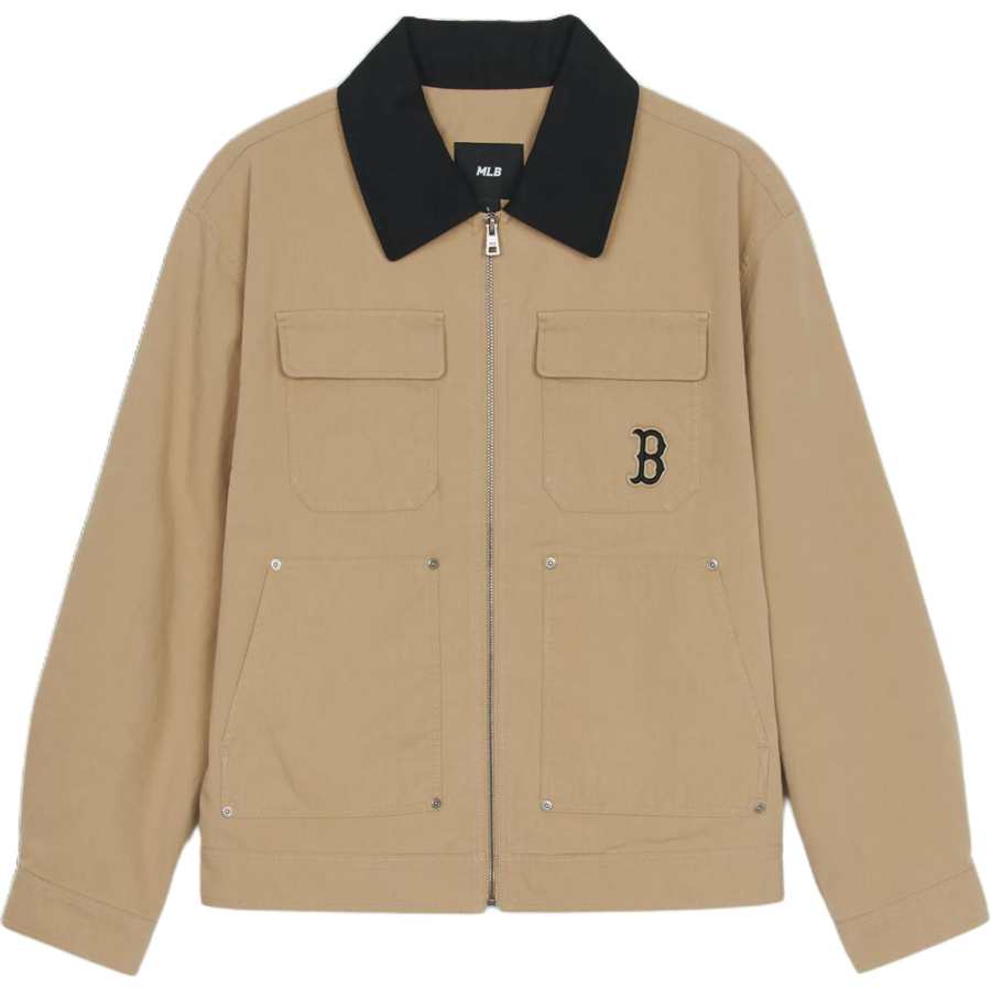 MLB MLB Boston Red Sox Jacket Unisex Beige Yellow