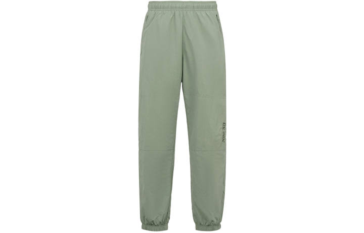 Nike Nike Knitted Sweatpants Men's Light Army Green Moderate Cuffed Pants