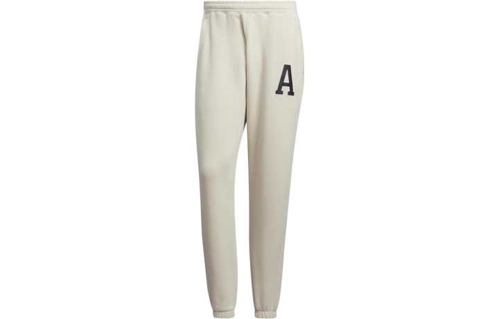 Adidas Adidas Knitted Sweatpants Men's White Moderate Cuffed Pants