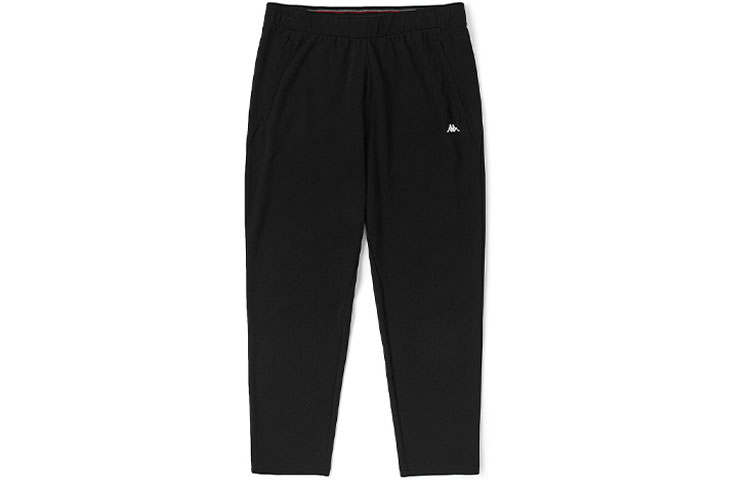 Kappa Knitted Sweatpants Men's Black 990 Moderate Straight Fit Pants