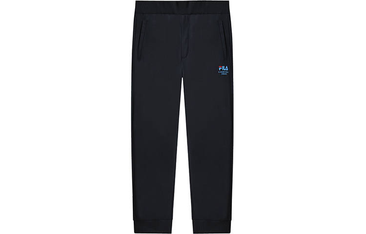FILA Knitted Sweatpants Men's Legend Blue Moderate Cuffed Pants