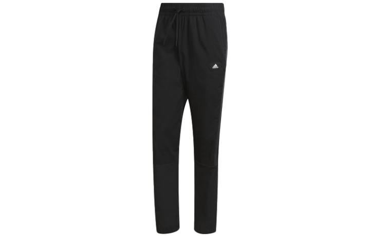 Adidas Adidas Knitted Sweatpants Men's Black Moderate Cuffed Pants