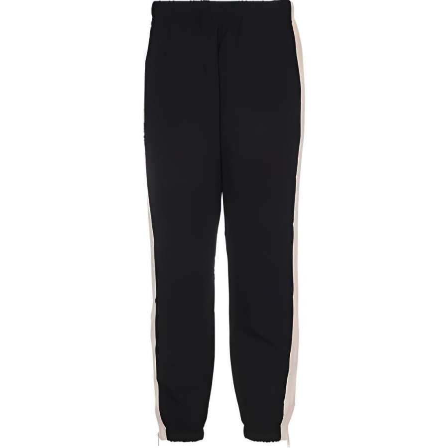 KENZO Knitted Sweatpants Men's Black Moderate Cuffed Pants