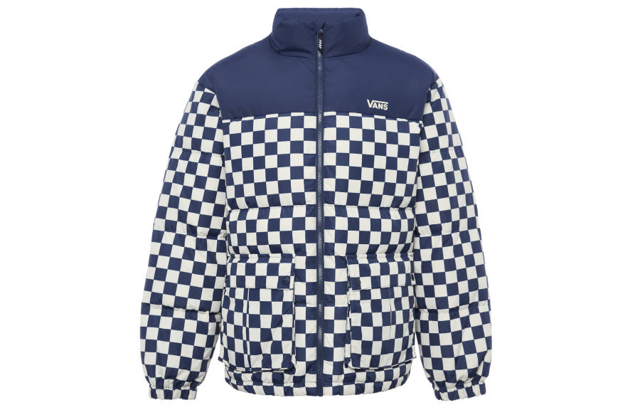 Vans Vans Down Jackets Unisex Blue Stand Collar Moderate Other