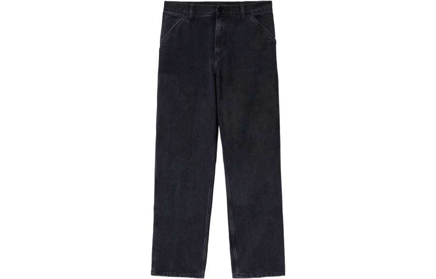 Carhartt WIP Jeans Men's Black Moderate Straight Fit Pants