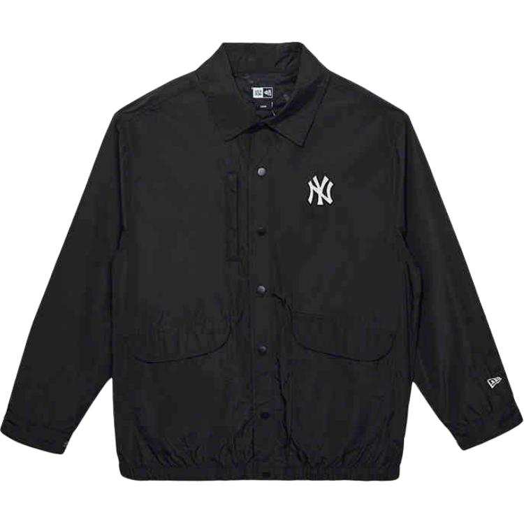 New Era New York Yankees Jackets Unisex Black Lapel Moderate Workwear