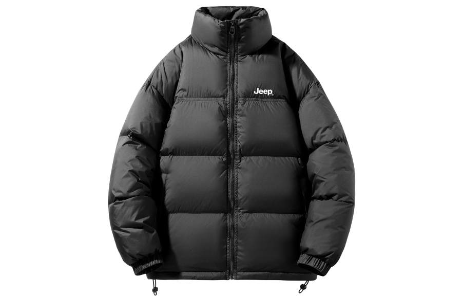 Jeep Jeep Down Jackets Unisex Stand Collar Moderate Puffer Jacket