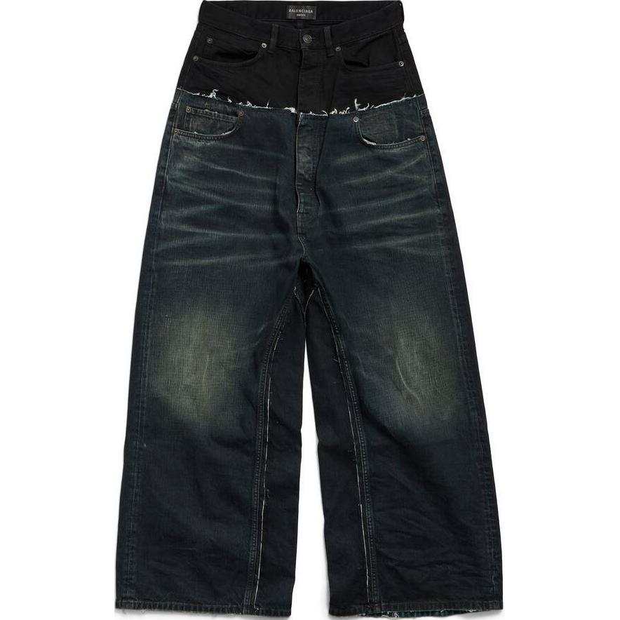 Balenciaga Jeans Loose Fit Unisex Black