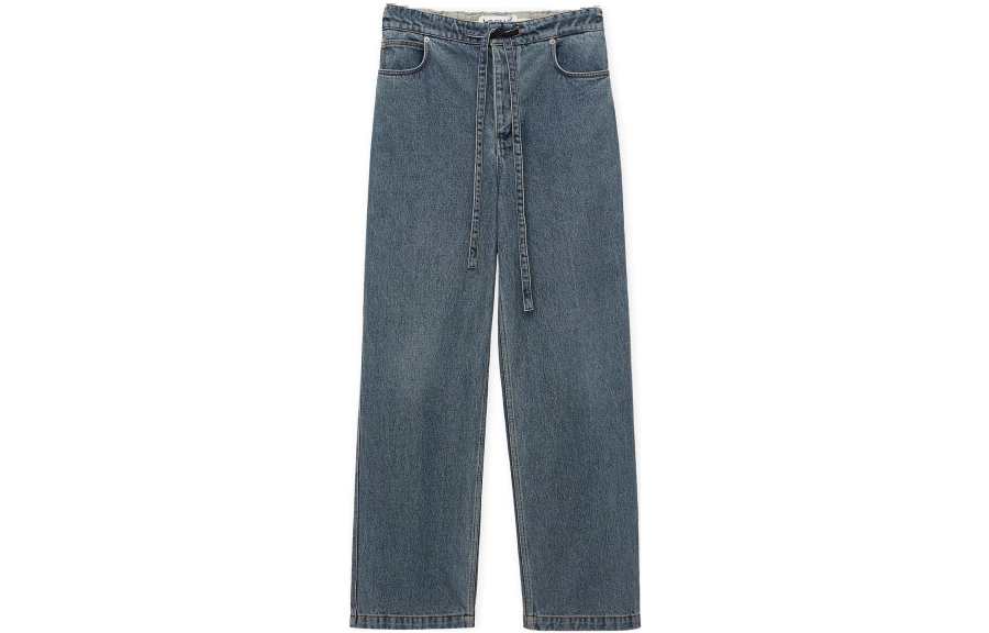 LOEWE Jeans Men's Blue Moderate Straight Fit Pants
