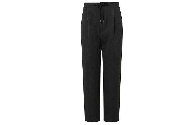 EMPORIO ARMANI Casual Pants Men's Dark Gray Moderate Straight Fit Pants