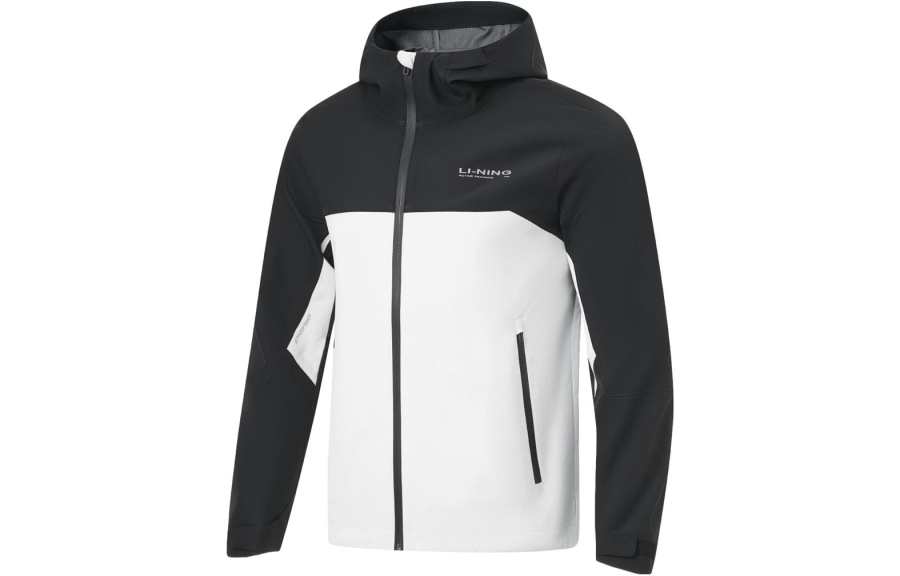 Li-Ning Li Ning Lotus Leaf Trench Coat Men's Black/Ivory