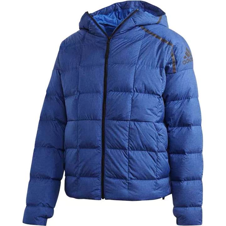 Adidas Adidas Down Jackets Men's Blue Hooded Moderate Other