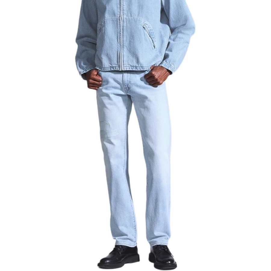 Levis Levis Jeans Men's Light Blue Moderate Straight Fit Pants