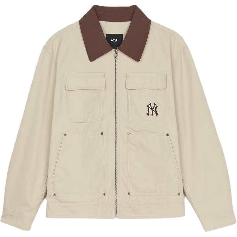 MLB MLB New York Yankees Jacket Unisex Hemp Sand Brown