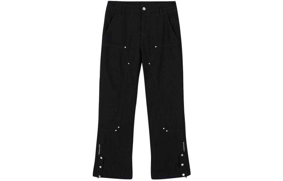 PASET PASET Jeans Unisex Black Moderate Flared Pants