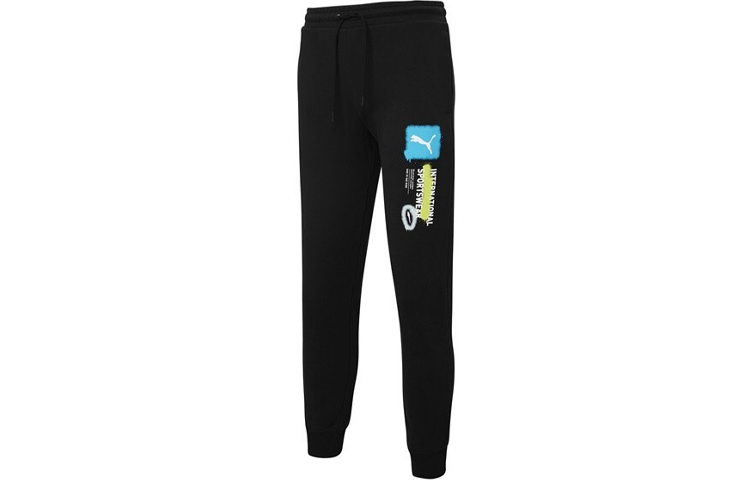 PUMA Knitted Sweatpants Men's Black
