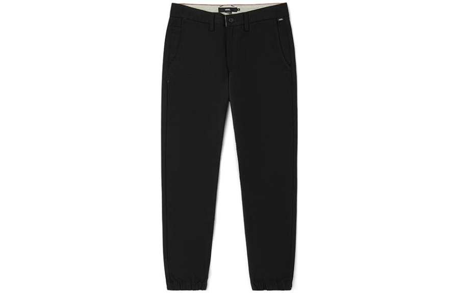 Vans Vans Knitted Sweatpants Men's Black Moderate Cuffed Pants