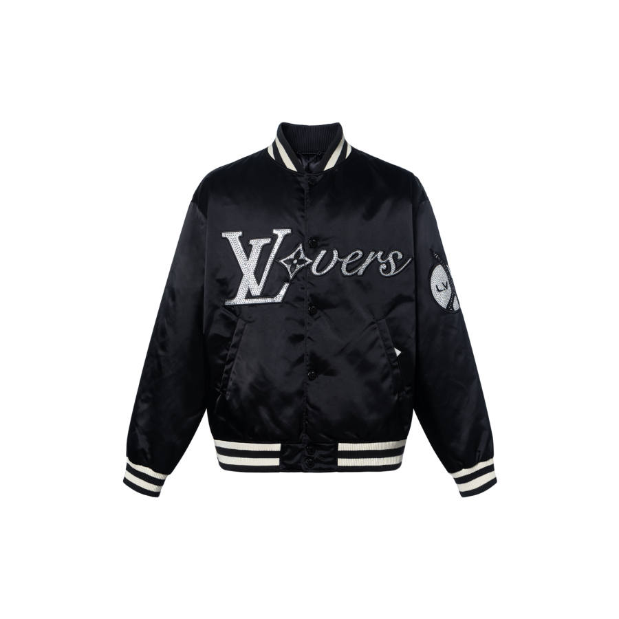 LOUIS VUITTON LOUIS VUITTON SS24 Baseball Jacket Jackets & Coats Men's Black