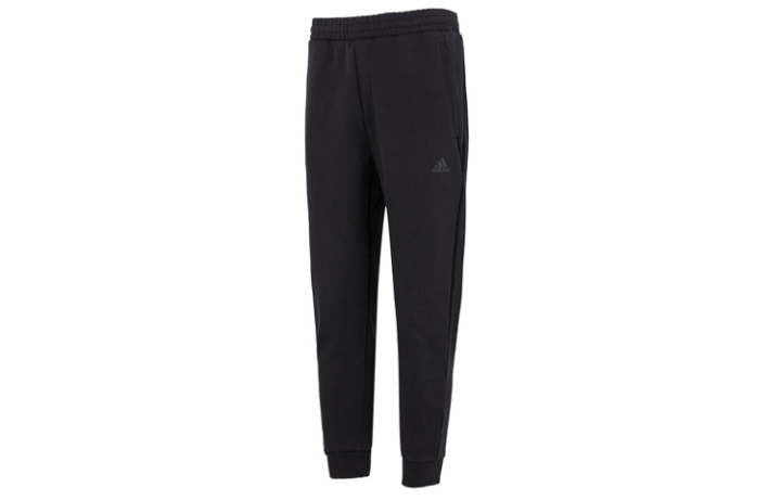 Adidas Adidas MUST HAVES Knitted Sweatpants Men's Black Moderate Cuffed Pants