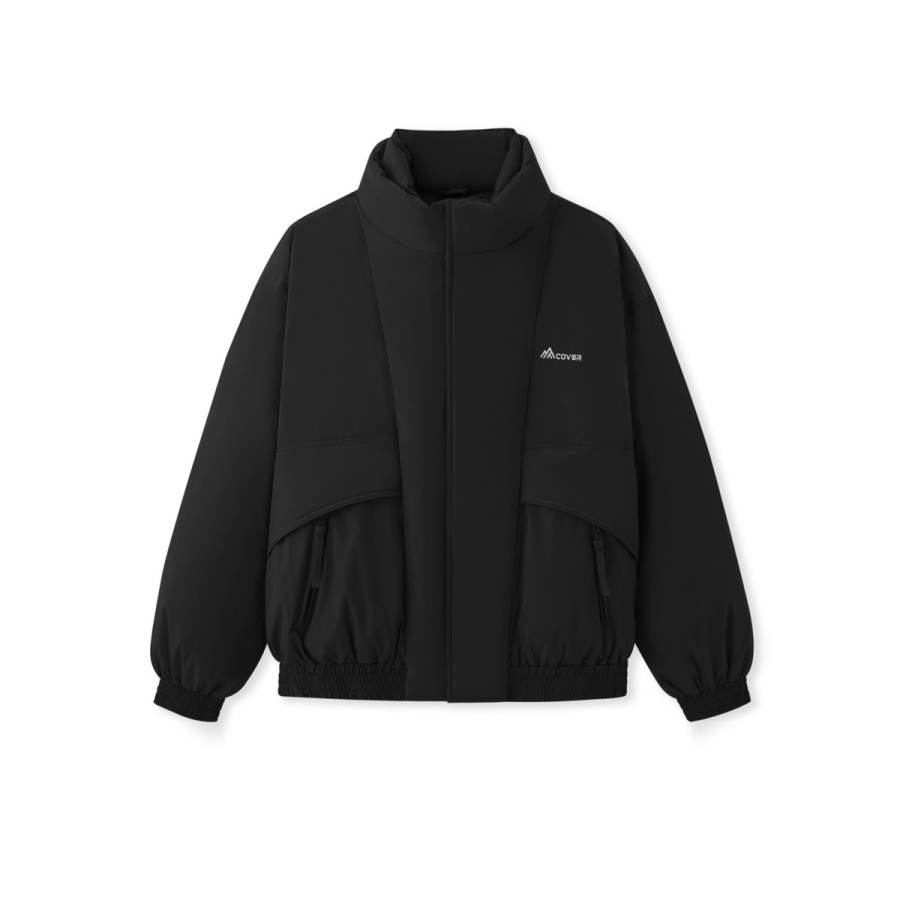 Semir Semir Puffer Jackets Men's Stand Collar Thickened Mock Two Piece Puffer Jacket