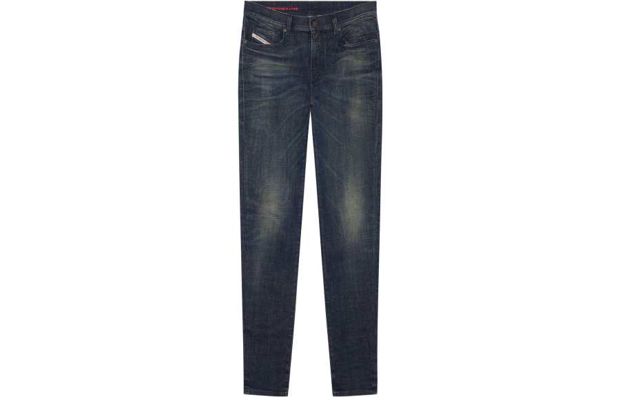 DIESEL Jeans Men's Blue Moderate Straight Fit Pants