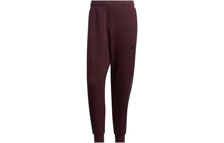 Adidas Adidas Knitted Sweatpants Men's Dark Purple Moderate Cuffed Pants