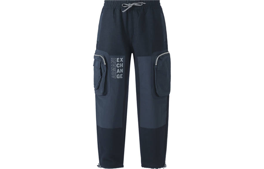 ARMANI EXCHANGE Cargo Pants Men's Marine Blue Moderate